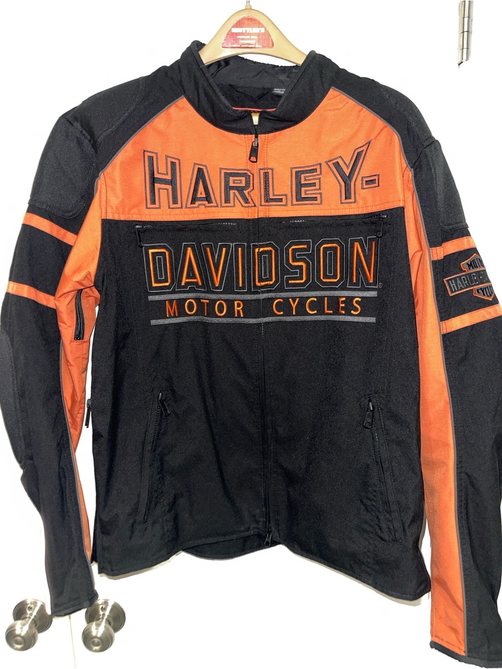 Harley-Davidson® Men's Gastone Colorblocked Riding Jacket Sz: L SKU: 0715-01